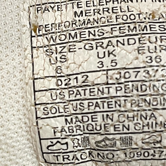 Merrell Women’s Size 6 Air Cushion Shoe Purple Brown Gray Taupe Great Condition - Picture 6 of 12